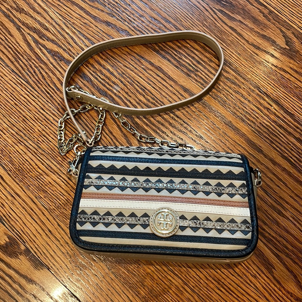 Tory Burch Zig Zag Crossbody Gem
